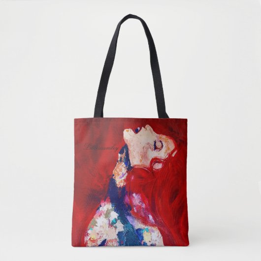 Red Hair Lady Canvas tas (Voorkant)