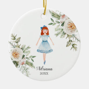 Red Hair Specialized Nutcracker ornament Girl
