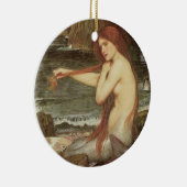  RED HAIRED MERMAID PORTRAIT KERAMISCH ORNAMENT (Rechts)