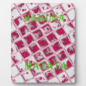 Red Hakuna Matata Style Fotoplaat (Voorkant)