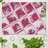 Red Hakuna Matata Style Theedoek (Gevouwen)