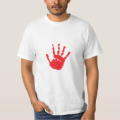 Red Hand Gang Retro T-Shirt (Voorkant)