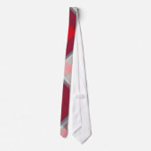 Red Hanky Abstract Design Cravate de mode (Dos)