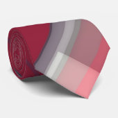 Red Hanky Abstract Design Mode Stropdas (Opgerold)