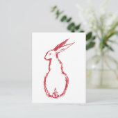Red Hare Briefkaart (Staand voorkant)