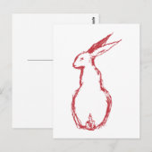 Red Hare Briefkaart (Voorkant / Achterkant)