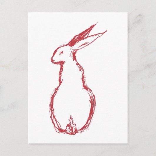 Red Hare Briefkaart (Voorkant)