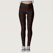 Red Harts Love Valentijn Leggings (Voorkant)