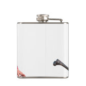 Red Hazard Cartoon Woman Heupfles (Achterkant)