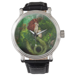 Red Hazard Mermaid Horloge