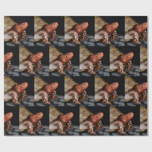 Red Head Eastern Box Turtle Cadeaupapier