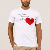 Red Head Heart Valentijnsdag T-shirt (Voorkant)