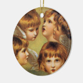 Red-Headed Angels Keramisch Ornament (Links)