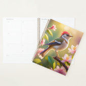 Red Headed Buff Chested Warbler Fantasy Bird Planner (Display)