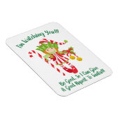 Red Headed Girl Elf Christmas Frigo Magnet (Côté Droit)