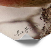 Red Headed House Finch Poster (Hoek)