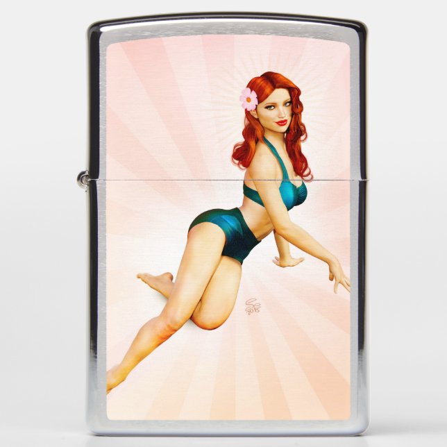 Red Headed Pinup (Voorkant)