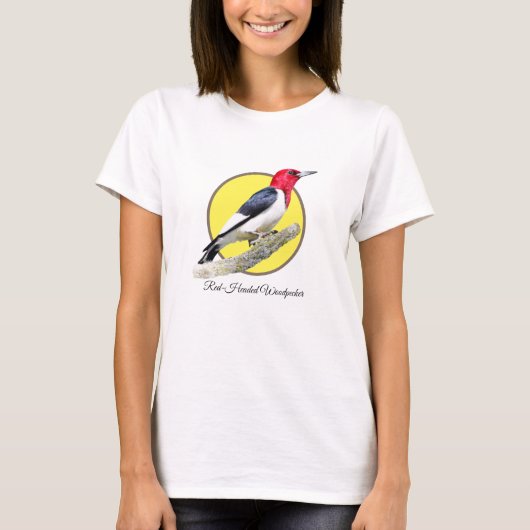 Red-Headed Woodpecker T-shirt (Voorkant)