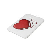 Red Heart Badmat (Gekanteld)