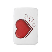 Red Heart Badmat (Voorkant Verticaal)