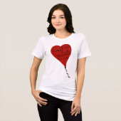 Red Heart Balloon Shirt (Voorkant volledig)