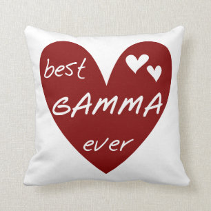 Red Heart Best Gamma Ever Gifts Kussen