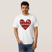 Red Heart Best Gamma Ever Tshirts en Gifts (Voorkant volledig)