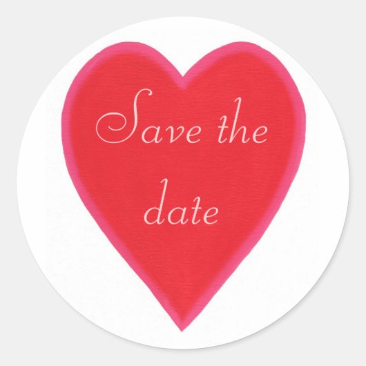 Red Heart Bewaar de datum Stickers (Voorkant)