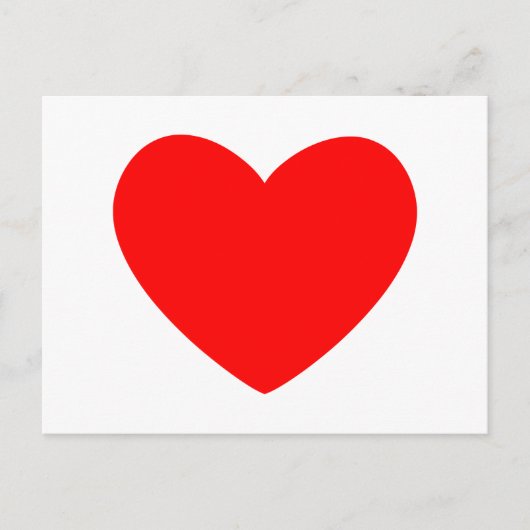 Red Heart Briefkaart (Voorkant)