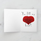 Red Heart, carte de la fête des mères (Intérieur)