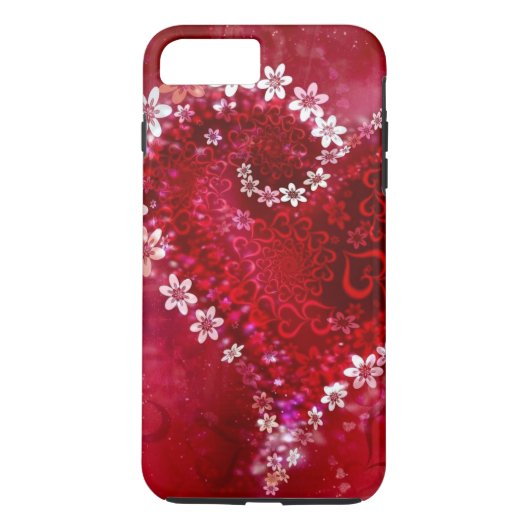 Red Heart Case-Mate iPhone Case (Achterkant)