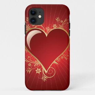Red Heart iPhone 11 Hoesje