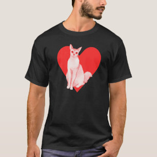 Red Heart Cute Pet Best Friend Balinese Javenese C T-shirt