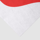 Red Heart Cute Valentijnsdag White - Aangepaste kl Tissuepapier (Detail)