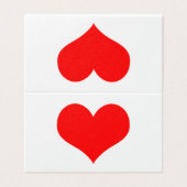 Red Heart Cute Valentine's Day 2023 Couleur person (Outside Unfolded)