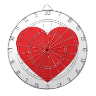 Red Heart Dartboard Dartbord