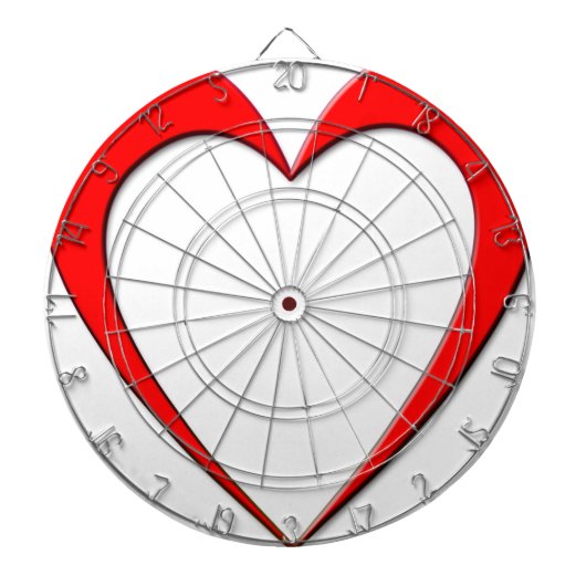 Red Heart Dartbord (Voorkant)