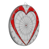 Red Heart Dartbord (Voorkant Links)