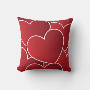 Red Heart Decorative Pillow Kussen