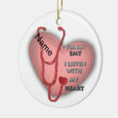 Red Heart EMT Keramisch Ornament (Links)