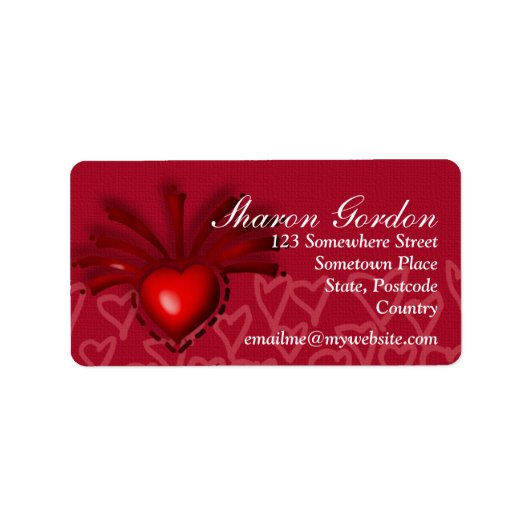 Red Heart Etiket (Voorkant)