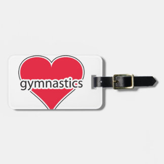 Red Heart Gymnastiek Bagagelabel