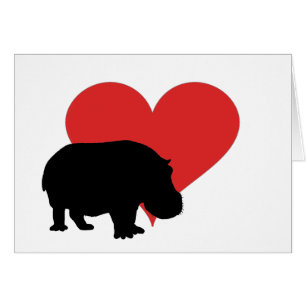 Red Heart Hippo