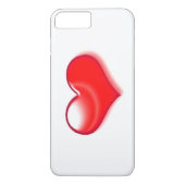 Red Heart iPhone 7 Plus Coque (Dos)