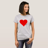 Red Heart Logo houdt van shirt (Voorkant volledig)