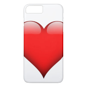 Red Heart Love iPhone 8 Plus / 7 Plus Hoesje