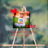 Red heart love heureuse Sainte-Valentin ajouter ph (Neutre)