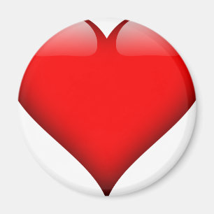 Red Heart Love Magneet