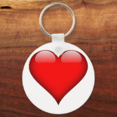 Red Heart Love Sleutelhanger (Voorkant)