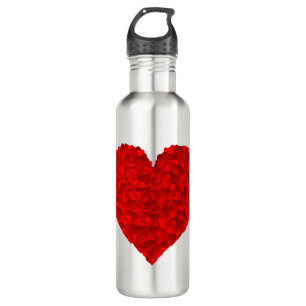 Red Heart Love Valentijnse  voor Vriendin vrouwen  Waterfles